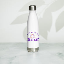 Load image into Gallery viewer, Celebrate The Release - Stainless Steel Water Bottle