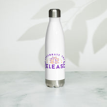 Load image into Gallery viewer, Celebrate The Release - Stainless Steel Water Bottle

