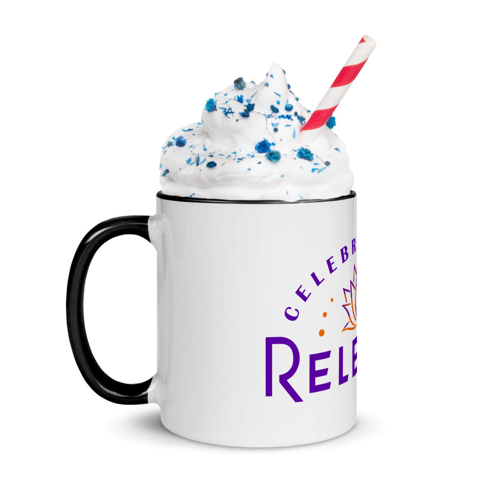 Celebrate The Release - Mug with Color Inside